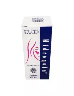 Hidroquin Solución Caja Con Frasco Con 28 mL