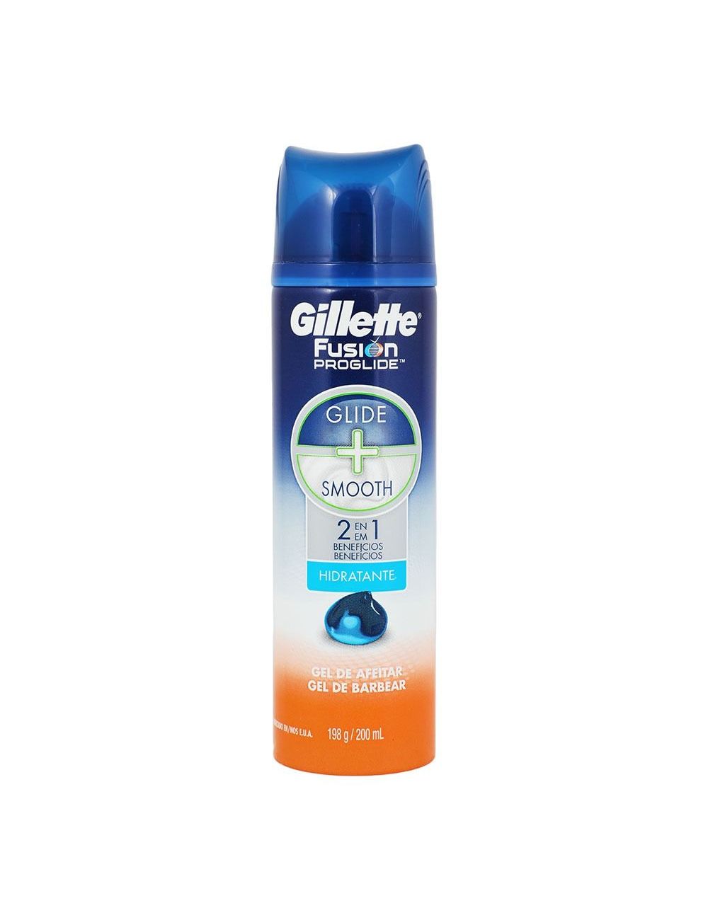 Gillette Fusion Proglide Gel para Afeitar, Spray 200 mL