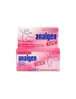 Analgen Forte Cólico Menstrual Intenso Caja Con 12 Tabletas