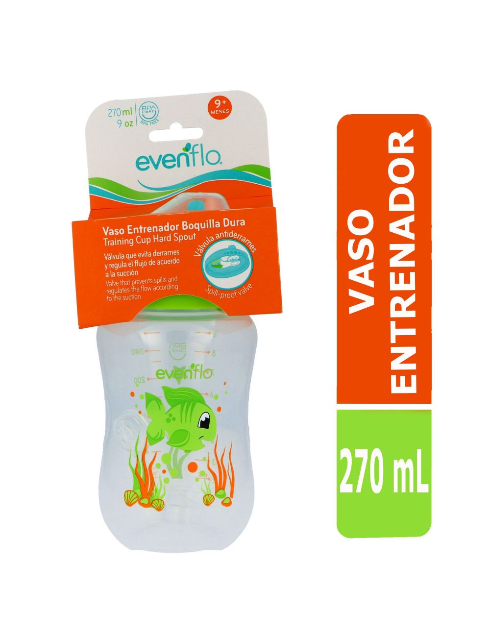 Vaso Entrenador Boquilla Dura Evenflo 9+ Meses Con 1 Pieza Vaso Entrenador Boquilla Dura Evenflo 9+ Meses Con 1 Pieza