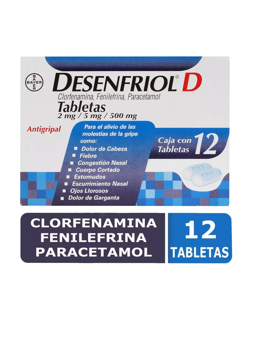 Desenfriol D Caja Con 12 Tabletas