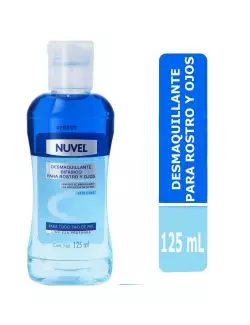 Nuvel Desmaquillante Bifásico De Rostro Y Ojos Botella Con 125 mL