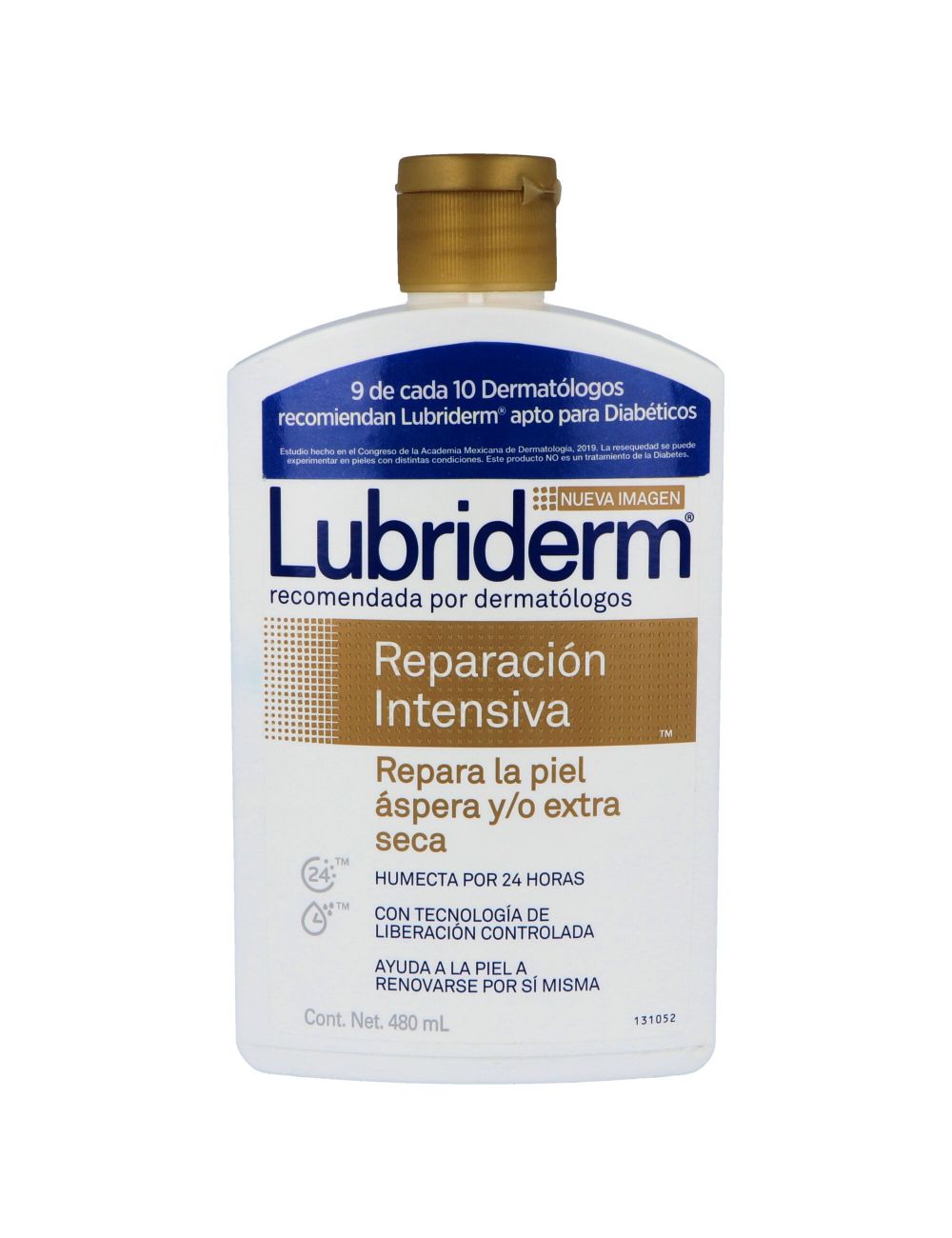Crema Humectante Corporal Lubriderm Reparación Intensiva Botella Con 480 mL Crema Humectante Corporal Lubriderm Reparación Intensiva Botella Con 480 mL