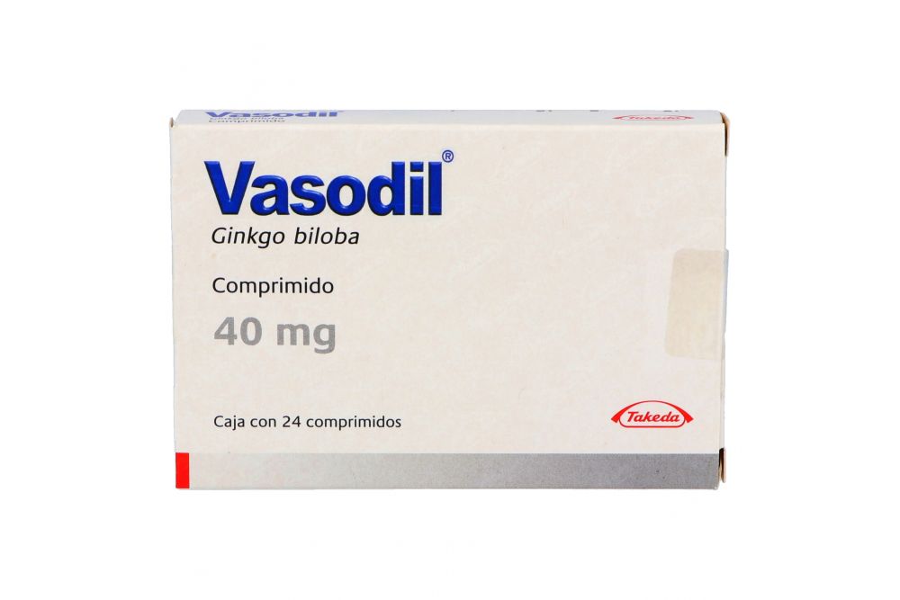 Vasodil 40 mg Caja Con 24 Comprimidos