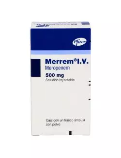 Merrem 500mg I.V. Caja Con 1 Frasco Ámpula Con Polvo -RX2