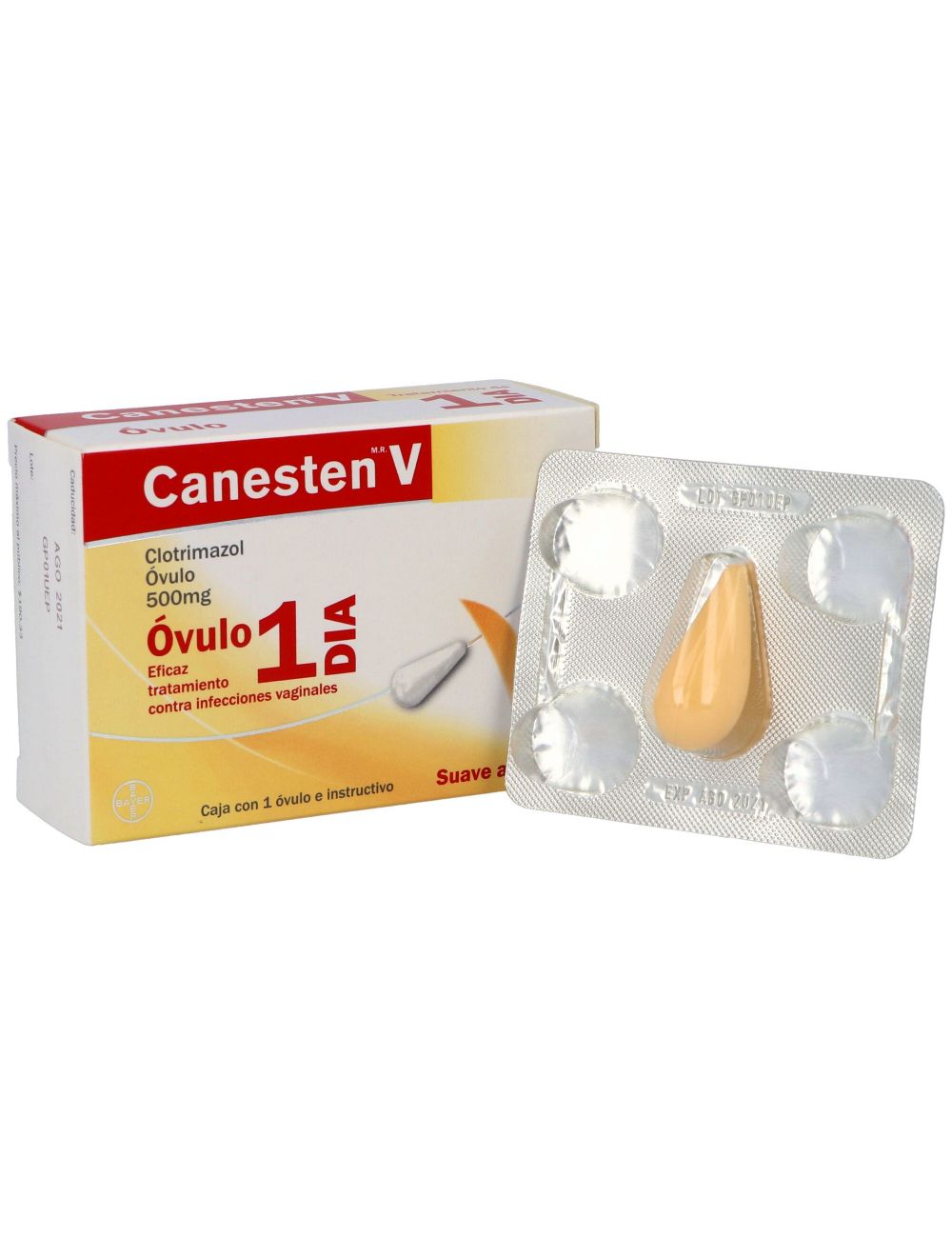 Canesten V 500 mg Caja Con 1 Óvulo Canesten V 500 mg Caja Con 1 Óvulo