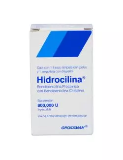 Hidrocilina 800,00 U Solución Inyectable Frasco Ámpula RX2