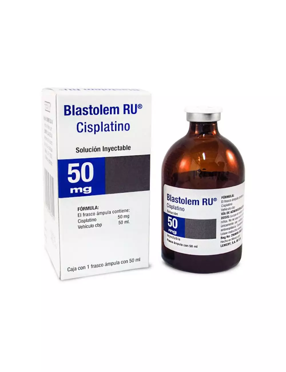 Blastolem RU Solucion Inyectable 50 mg Caja Con 1 Frasco Ámpula Con 50mL