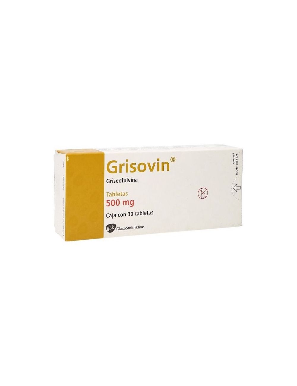 Grisovin 500 mg Precio Caja Con 30 Tabletas En México y DF