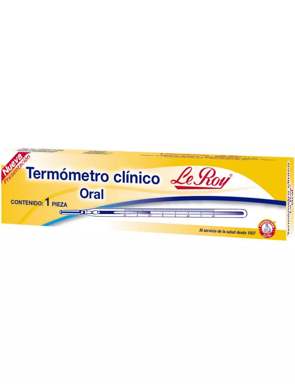 Le Roy Termómetro Clínico Oral Caja Con 1 Pieza