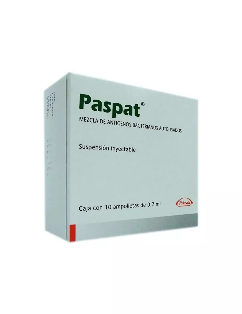 Paspat Caja Con 10 Ampolletas De 0.2 mL