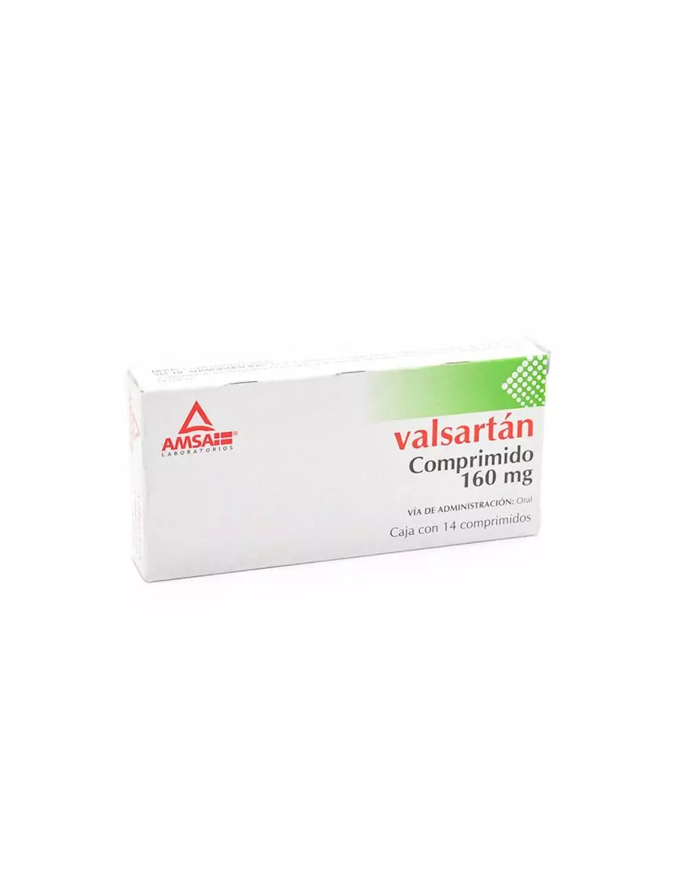 Valsartán 160 mg Caja Con 14 Comprmidos