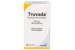 Truvada 300 mg/200 mg Caja Con 30 Tabletas