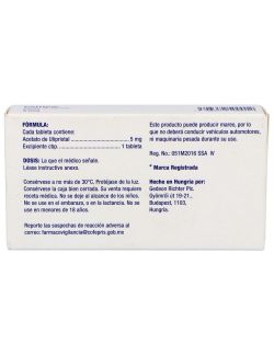 Esmya® 5 mg (Acetato de Ulipristal) - Caja con 28 Tabletas - Gedeon Richter
