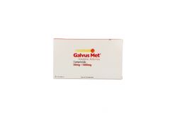 Galvus Met 50 / 1000 mg Caja Con 30 Comprimidos Recubiertos