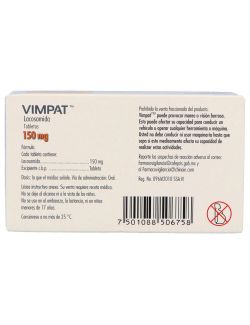 VIMPAT® 150 mg (Lacosamida) - 28 Tabletas - Ucb Pharma