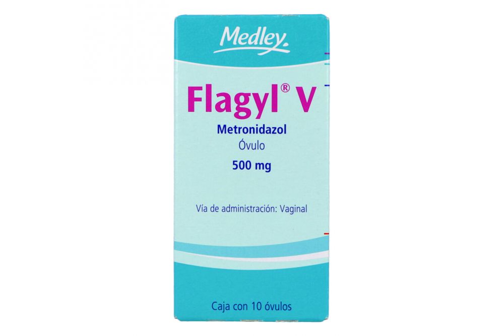 Precio Flagyl V 500 mg con 10 óvulos | Farmalisto MX