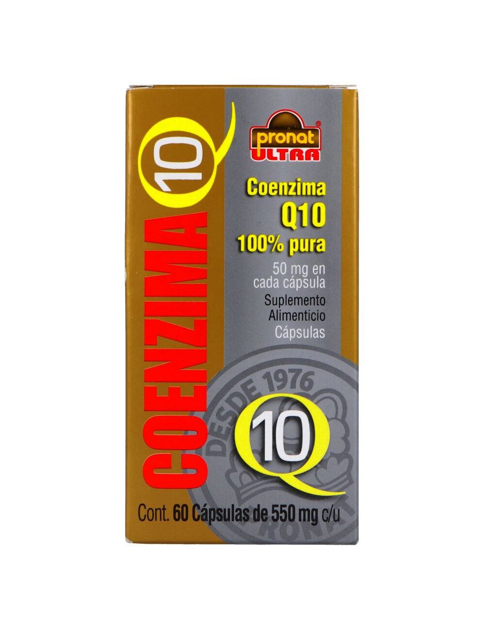 Coenzima Q10 550 mg Caja Con Frasco Con 60 Tabletas Coenzima Q10 550 mg Caja Con Frasco Con 60 Tabletas