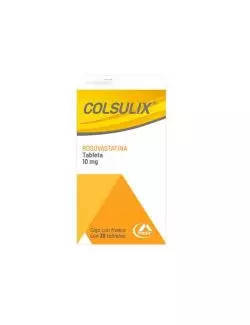 Colsulix 10 mg Caja Con Frasco Con 30 Tabletas