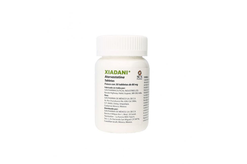 Xiadani 80 mg Caja Con 30 Tabletas