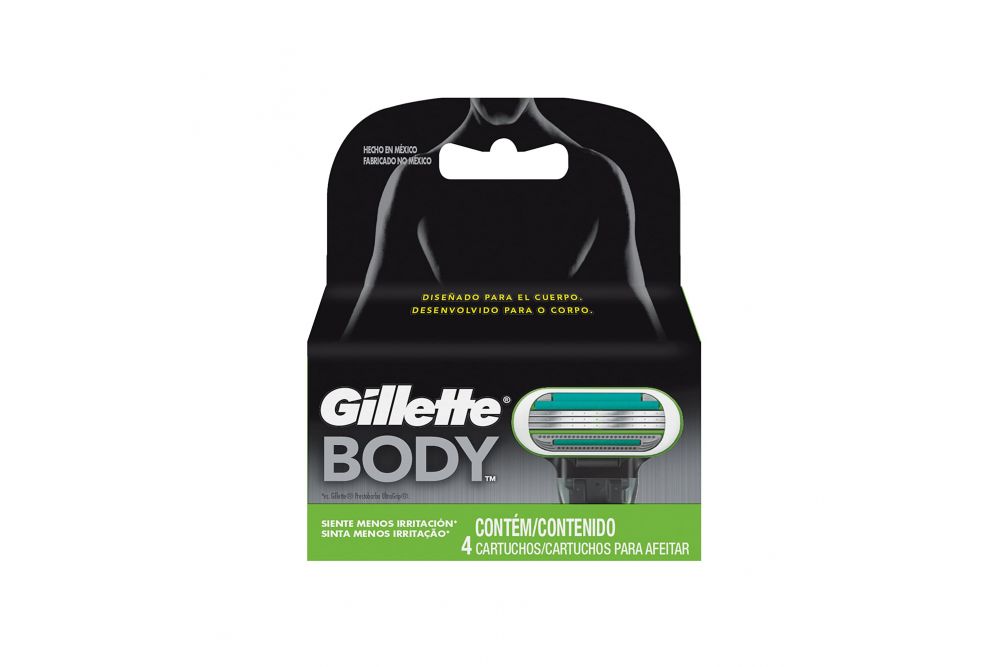 Cartucho Gillette Body C 4