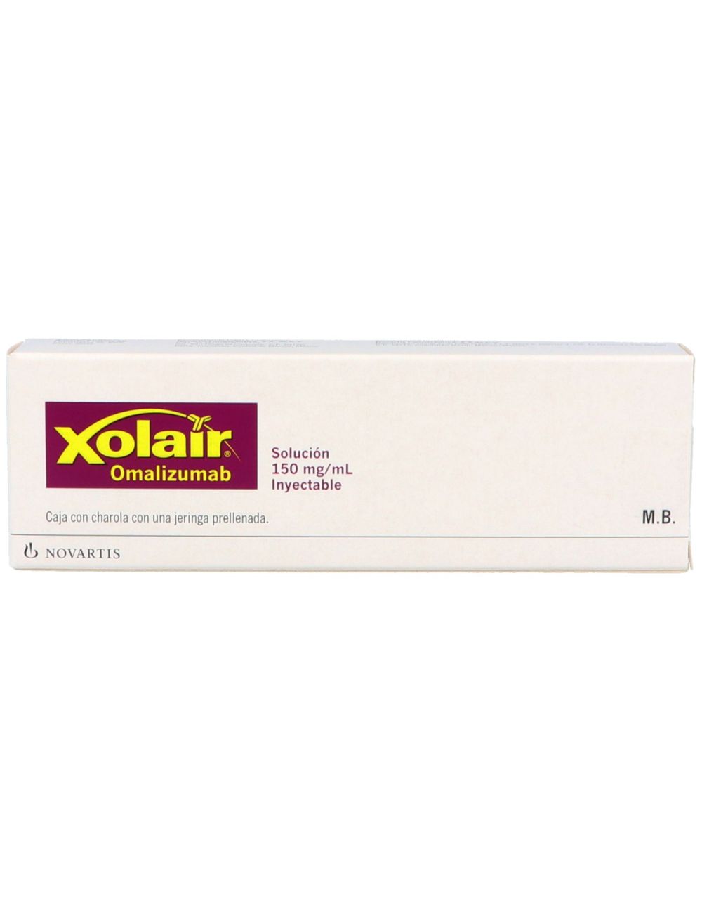 Xolair 150 mg/mL Caja Con 1 Jeringa Prellenada Xolair 150 mg/mL Caja Con 1 Jeringa Prellenada