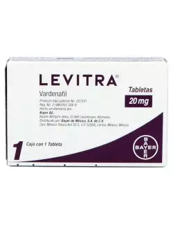 Levitra 20 mg Caja Con 1 Tableta