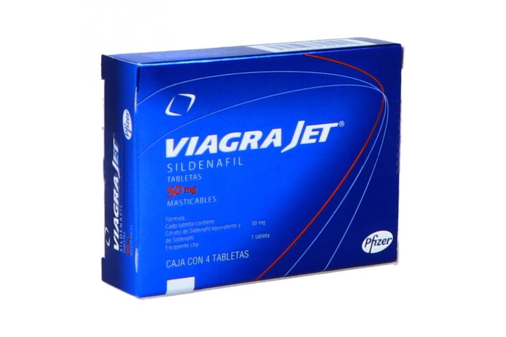 Viagra Jet 50 mg Caja Con 4 Tabletas