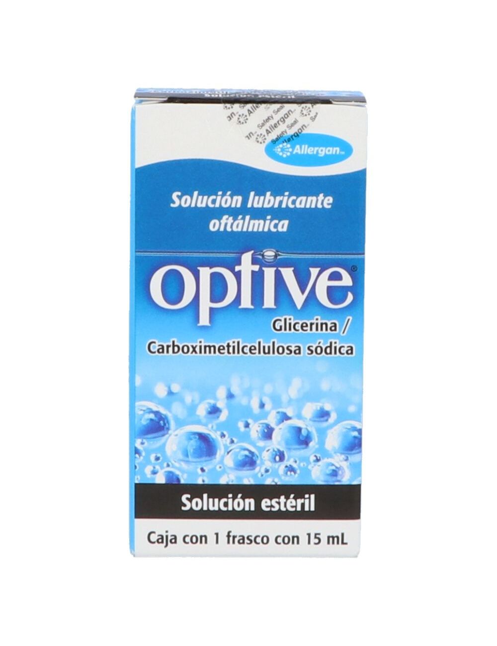 Solución Oftálmica Optive Caja Con Frasco Gotero Con 15 mL Solución Oftálmica Optive Caja Con Frasco Gotero Con 15 mL