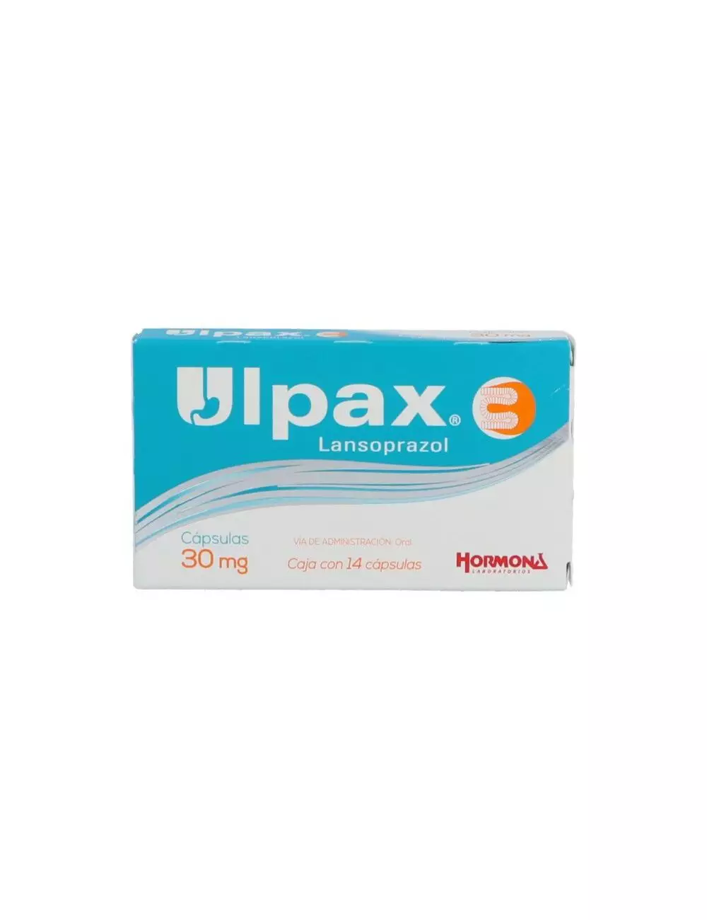 Ulpax® 30 mg - Caja con 14 Cápsulas | Lansoprazol | Laboratorio Hormona