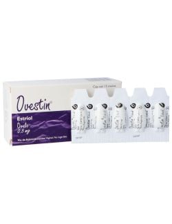 Ovestin® 0.5 mg - Caja con Óvulos Vaginales | Estriol | Laboratorio Aspen