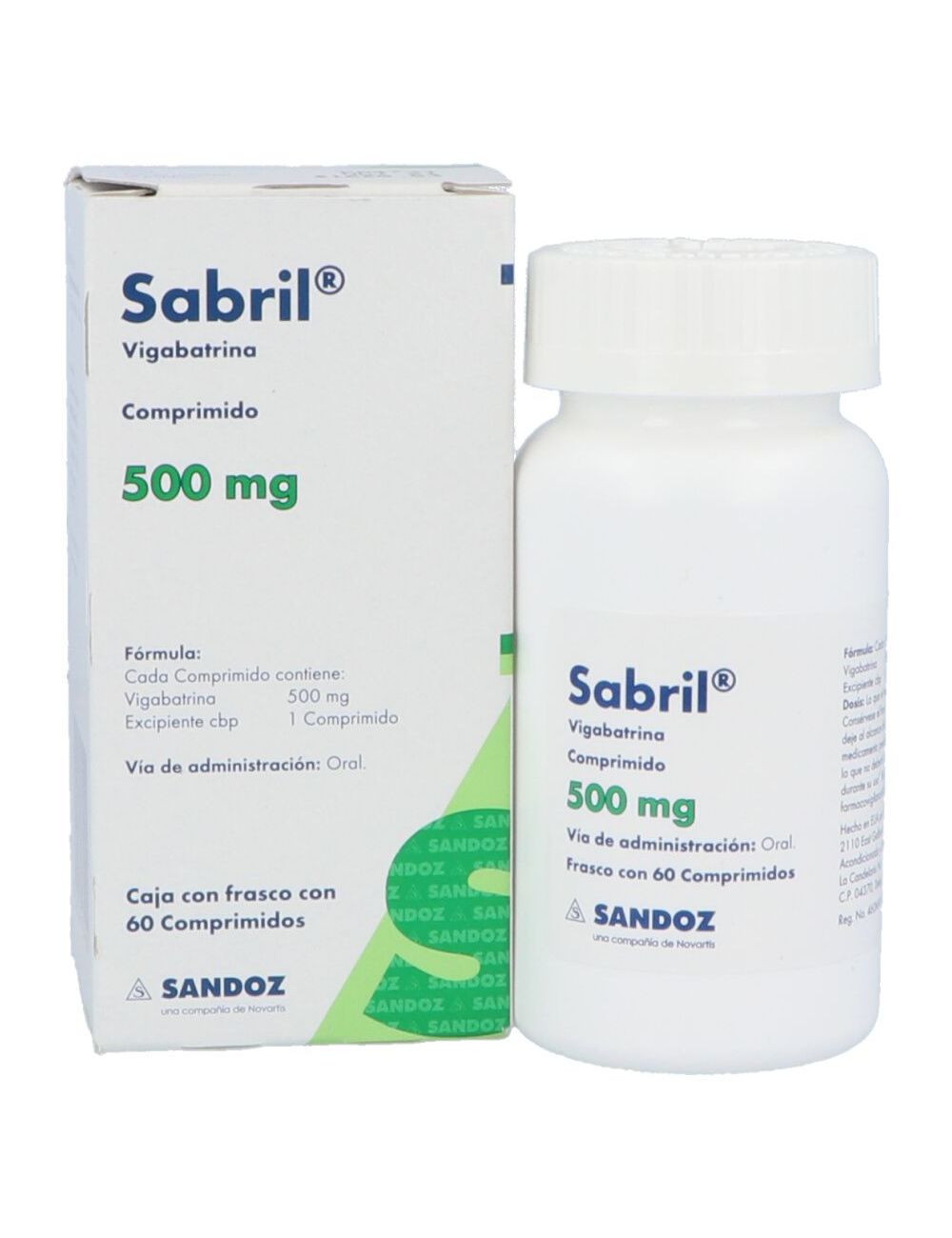 Sabril 500 mg Caja Con 60 Tabletas Sabril 500 mg Caja Con 60 Tabletas