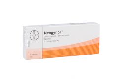 Neogynon 0.25 mg / 0.05 mg Caja Con 21 Tabletas