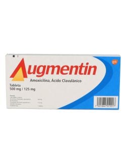 Augmentin 500 mg / 125 mg Caja Con 20 Tabletas - RX2