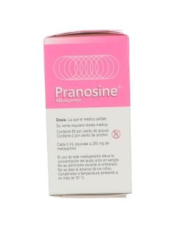 Pranosine Jarabe 250 mg / 5 mL Caja Con Frasco Con 60 mL - RX2
