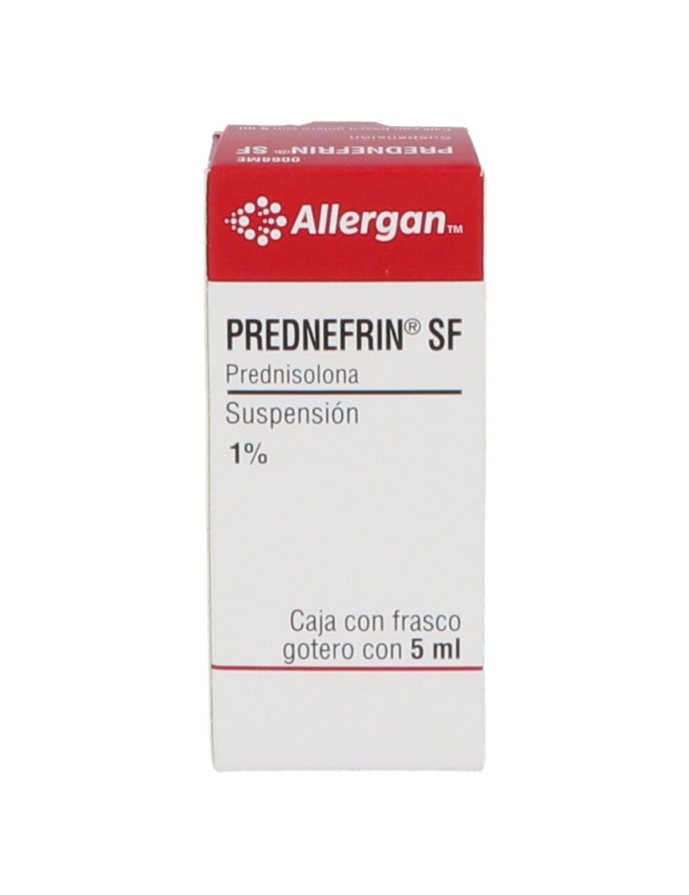 Prednefrin SF 1% Caja Con Frasco De 5 mL