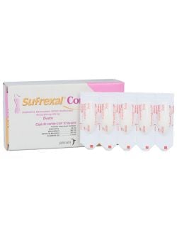 Sufrexal Combi 36 mg / 500 mg / 100 mg Caja Con 10 Óvulos