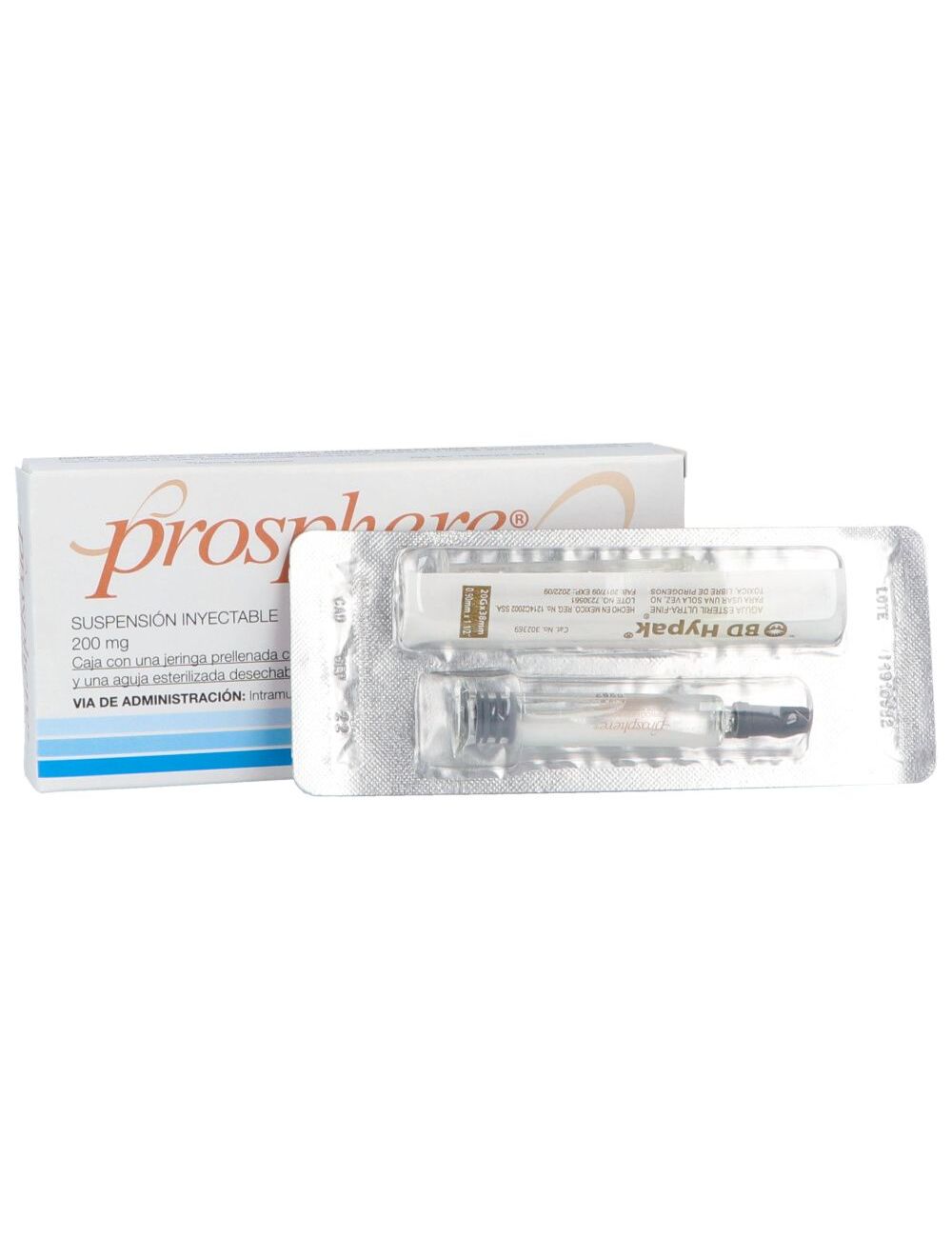 Prosphere 200 mg Caja Con Jeringa Prellenada Con 2 mL Prosphere 200 mg Caja Con Jeringa Prellenada Con 2 mL