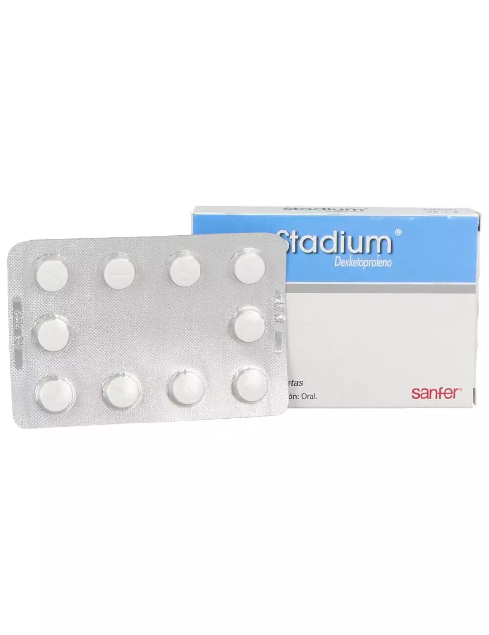 Stadium 25 mg Caja Con 10 Tabletas