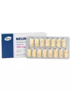 Neurontin 300 mg Caja Con 30 Cápsulas