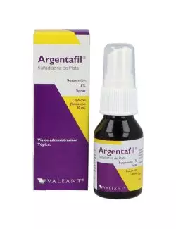 Argentafinl Suspensión 1 % Caja Con Frasco con 30 mL