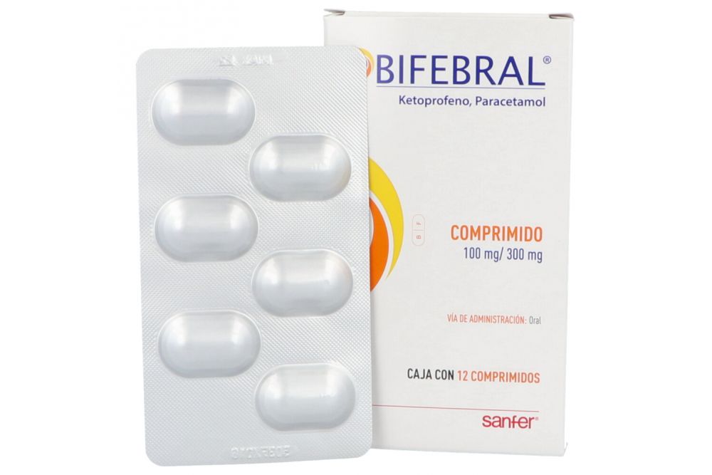 Bifebral 100 mg / 300 g Caja Con 12 Comprimidos
