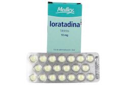 Loratadina 10 mg Caja con 20 Tabletas