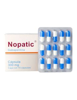 Nopatic 300 mg Caja Con 15 Cápsulas