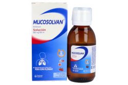 Mucosolvan Solución 300 mg /100 mL Caja Con Frasco Con 120 mL Sabor Frambuesa