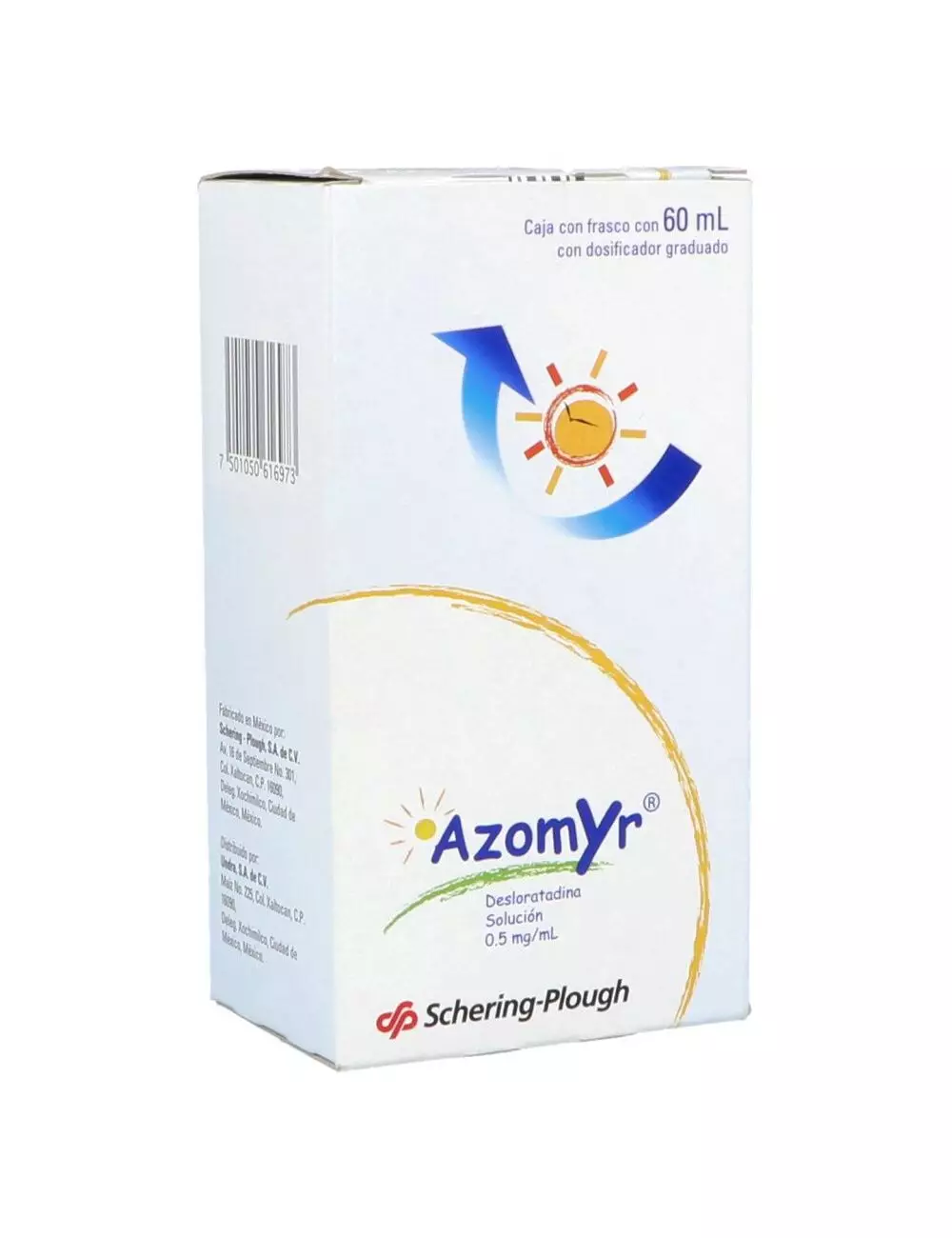 Azomyr Solución Caja Con Frasco Con 60 mL y Gotero Graduado