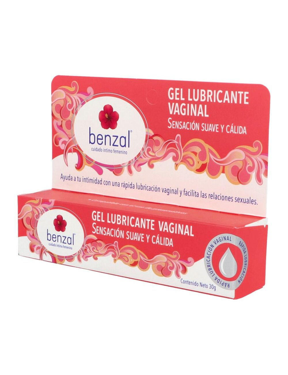 Gel Lubricante Vaginal Benzal Rojo Caja Con Tubo Con 30 g Gel Lubricante Vaginal Benzal Rojo Caja Con Tubo Con 30 g