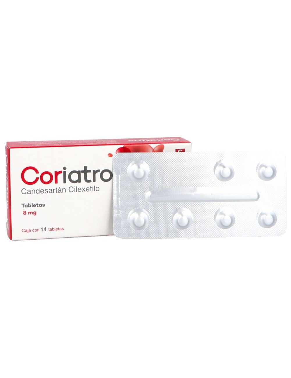 Coriatros 8 mg Caja Con 14 Tabletas Coriatros 8 mg Caja Con 14 Tabletas