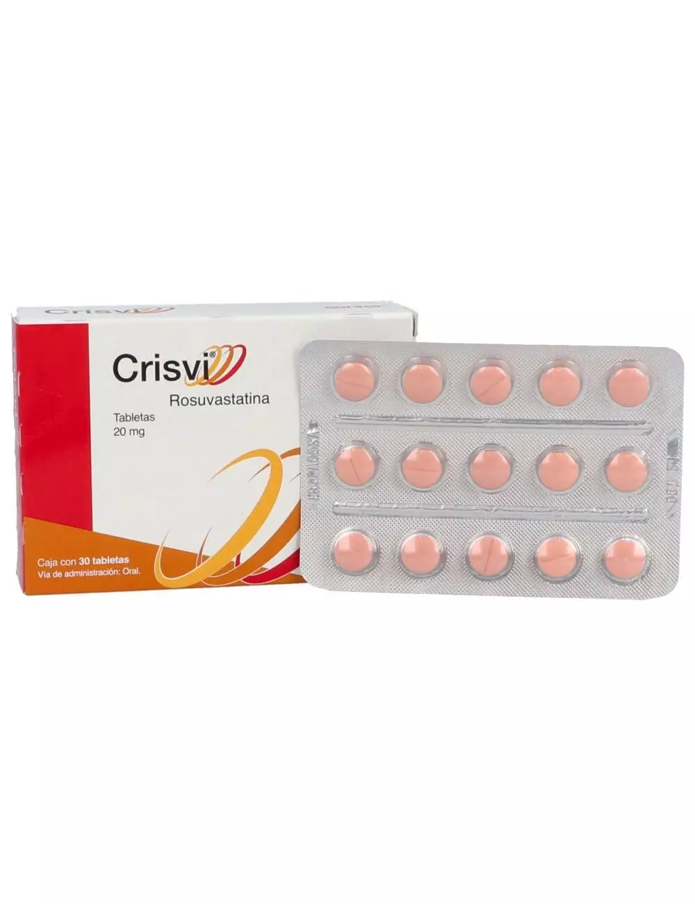 Crisvi 20 mg Caja Con 30 Tabletas