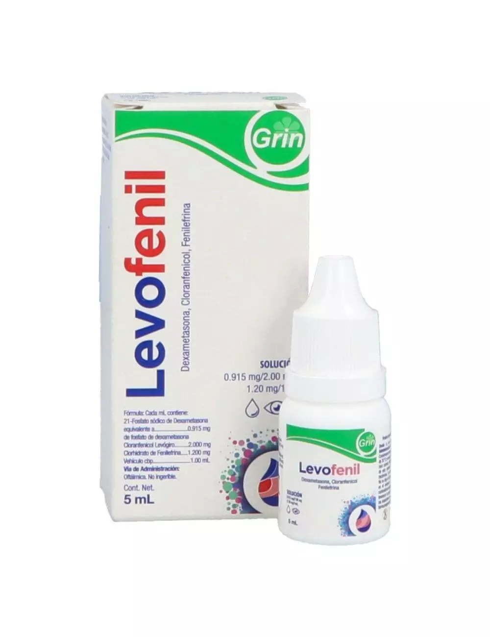 Levofenil Caja Con Frasco Gotero Con 5 mL - RX